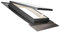 Emica - Lucernario Best Vasistas in Alluminio | Vetrata Antigrandine e Security Interna 4T-9-4T | Doppia maniglia con 4 posizioni di Apertura (55x98 Base x Altezza)