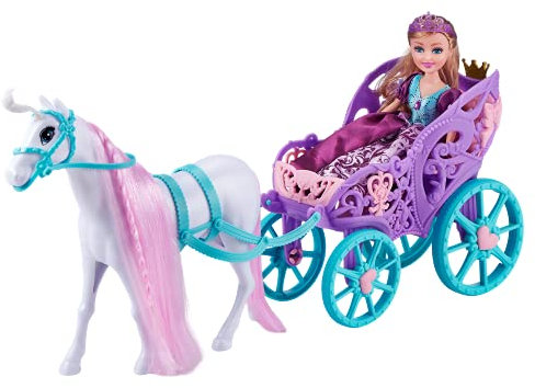 Sparkle Girlz Prinzessin mit Pferd und Wagen