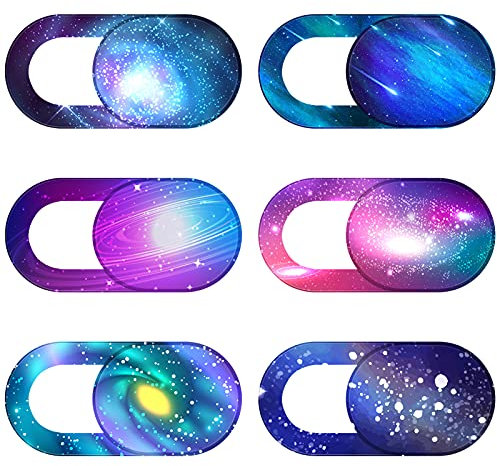 upain 6er Pack Webcam Abdeckung Laptop Webcam Cover Kamera Cover Ultra Dünne Privacy-Schutz Kamera Abdeckung für Handy Laptop PC Smartphones Tablets Computer (Raum)