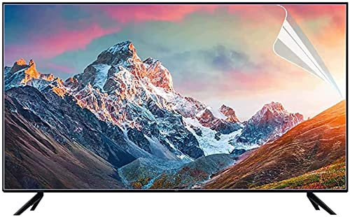 TV Screen Protector Blue Light Filter Anti-Glare Film Anti Scratch Filter Eye Fatigue and Eye Strain for less LCD LED Plasma 3D HDTV 43in (60in Rimless)