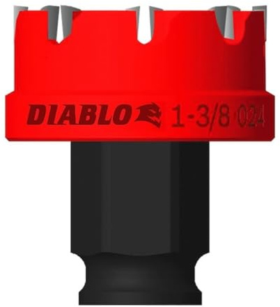 Diablo DHS1375CF Stahl-Demon Hartmetallzahn-Lochschneider, 3,5 cm