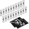 AMZfishing NEU 20x Power Angelwirbel | Wirbel Angeln | Wirbelsortiment | Wirbelset | Wirbel Angeln | Angelwirbel | Angelwirbel Set | Angeln Wirbel | Angelzubehör Wirbel Set (Diamant 20, 2)