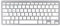 Trust Wireless Keyboard 24651 QWERTY US Silver Monochrome