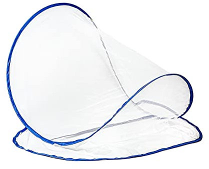 Fafeicy Mini Faltbares Moskitonetz für den Kopf - Ultraleichtes Zelt für Bettwäsche, Camping, Reisen, Terrasse, Schlafsack - Insektennetz, 48 G (S)