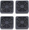 MTQY 4pcs PC Fan Dust Filter 40mm PC Cooler Fan Filter Dustproof Cover Computer Case Mesh