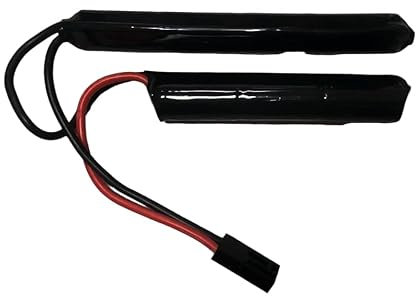 Batterie NI-MH 8,4 V x 650 MAH | pour Armes Airsoft et Voitures, Bateaux ou hélicoptères radiocommandés RC