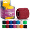 Proworks Sock Wrap Sports Tape | Self-Adhesive Football Sock Tape | Cohesive Bandage Wrap for Shin Pad, Goalkeeper & Ankle | 5cm x 4.5m Bandage Tape, Vet Wrap for Dogs, Cats & Horses Wine Red (1 Roll)