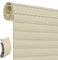 Rollo De Persiana Enrollable Exterior de Lama Curva 39mm PVC A Medida. Medidas Ancho 125 x 100 Alto. Color Marfil
