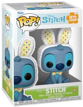 Funko Pop! Disney: Easter - Stitch - Lilo And Stitch - Figura in Vinile da Collezione - Idea Regalo - Merchandising Ufficiale - Giocattoli per Bambini e Adulti - Movies Fans