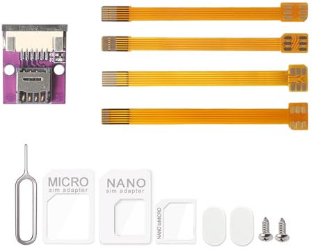 PinQiongZhe ESIM auf Nano SIM Karte Verlängerungskabel ESIM Karte Adapter Konvertierungsplatine ESIM Experimenteller Test