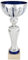 Art-Trophies At12755 Kommerzielle Sport-Trophäe, Silber/Blau, 25 cm