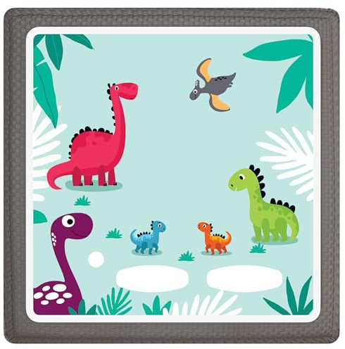 Gumpie Schutzfolie für Toniebox Jungen & Mädchen Dino - Vinyl Hülle, Bezug & Folie selbstklebend & kratzfest für Tonie Box - Zubehör & Ersatzteile für Kinderspielzeug - Überzug zum Kleben