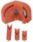 Goshyda Drill Bit Sharpener, Multipurpose Electric, 3 Flutes, Orange, For Hardened Steel Carbide Twist Cobalt