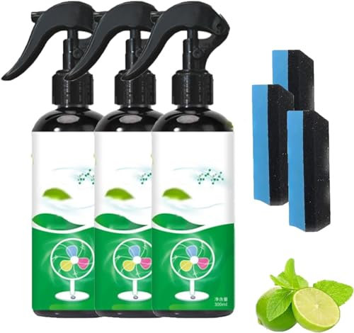 Effective & Multi-Function Fan Cleaner Spray, Fan Cleaner For Standing Fan Spray, Ceiling Fan Blade Spray Cleaner, Electric Fan Spray Cleaner, 300ml (3pcs)