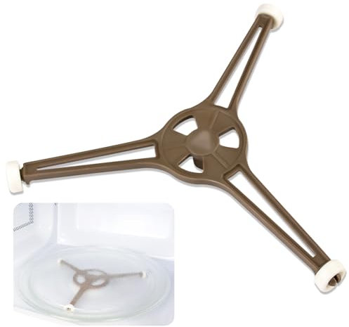 Soporte para Plato Giratorio de Microondas, Soporte de microondas para plato giratorio de microondas Soporte de Bandeja Triangular de plástico para Horno microondas Plato Microondas Universal
