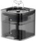 HIYAA Cat Water Fountain - 2L Ultra Silent Automatic Fountain with Filter - Faucet Shape - Grey