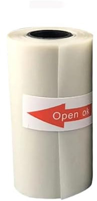 ZGXNYI Papel fotográfico Adhesivo térmico Transparente Universal for impresoras fotográficas Papel Térmico(Transparent 1)