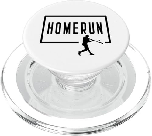 Baseball Batter Homerun Lustiges Spiel Grafik Spruch Spieler PopSockets PopGrip für MagSafe