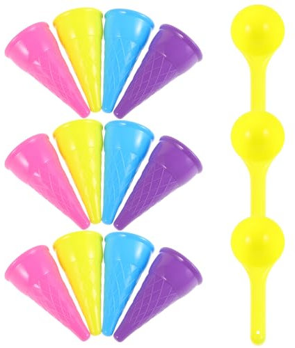 ibasenice Eistüten-schaufelspielzeug Für Den Strand Und Sicheres Sandspielzeug-Set Aus Kunststoff Für Kinder