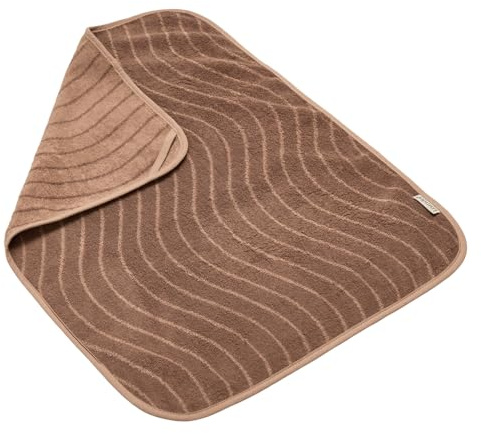 Leander Topper Handtuch in 100% Bio-Baumwollfrottee 65 x 50 cm für Leander Matty - Farbe: woodland clay - NEU !