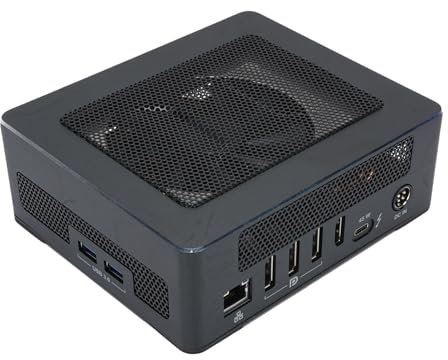 Annadue Externe GPU -Dockingstation für Thunderbolt 3, USB3.0 7 Ports Graphics Card Dock für Video -Bearbeitung Spiele (EU-Stecker)