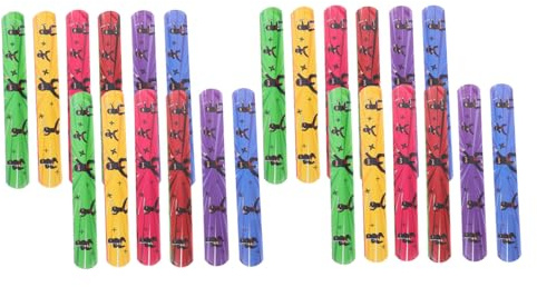 Toyvian 24stücke Silikonarmbänder mit Schnappverschluss Blanko Halloween-slap-armbänder zum Selbstgestalten für Parties Geburtstagsdekorationen und Schulbelohnungen