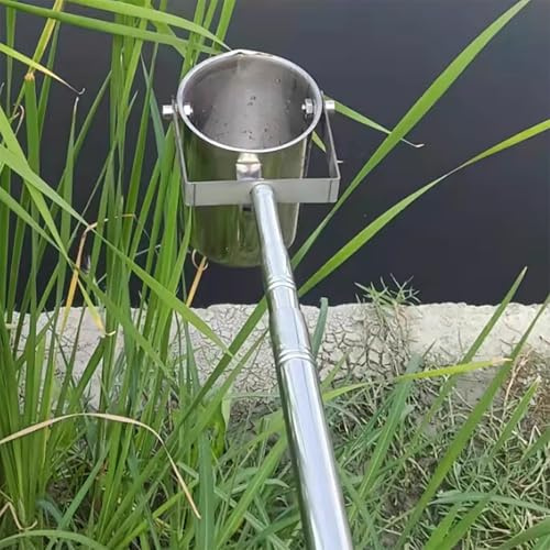 Pelle télescopique en métal pour prélèvement d'eau avec manche et godet, kit de prélèvement d'eau de 500 à 1000 ml pour rivières, lacs et piscines, récipients verticaux pour prélèvement d'eau avec é