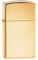 Zippo 1654B Feuerzeug 60001177 Polished Slim Benzinfeuerzeug, Messing, Brass high Polish, 1 x 3,5 x 5,5 cm Gold Einheitsgröße