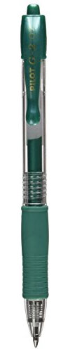 Pilot G207 - Gel-Tintenroller, 0,7-mm-Spitze 0,7 mm Einzelbett grün-metallic