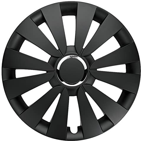 Albrecht 14 Zoll Radkappen schwarz für Stahlfelgen - Sky Radzierblenden aus hochwertigem Kunststoff - Langlebige Radblenden in originaler Albrecht Verpackung - Made in EU