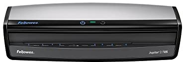 Fellowes Jupiter 2 125 Laminator with 10 Pouches, 12.5 Inch (5734101), Black & Grey