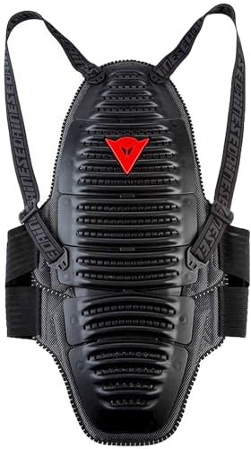 Dainese - Wave 13 D1 Air Back Protector, Protector Espalda con Absorción de Impactos, Protección Espalda con Certificación de Nivel 2 para Pilotos de más de 180 cm, Negro