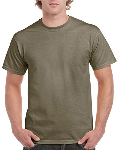 Gildan Mens Ultra Cotton Short Sleeve T-Shirt (XL) (Prarie Dust)