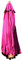 Large Hardwood Garden Parasol Umbrella - 3M Wide - (Pink)