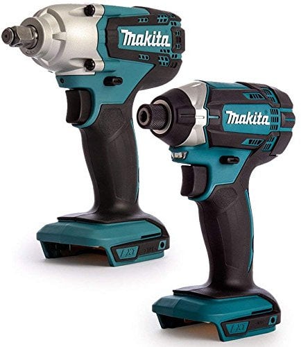 Makita DTW190Z 18V Li-Ion 1/2 Impact Wrench Body with DTD152Z Impact Driver