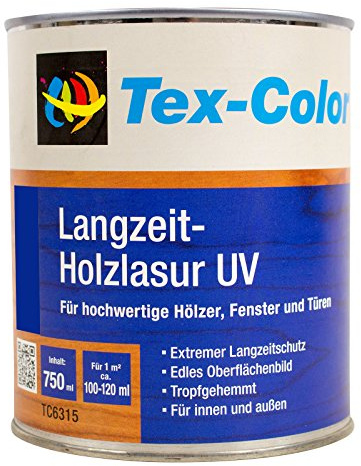 Tex Color Langzeit-Holzlasur UV (0,75L, nussbaum)