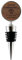 Jorvik Wood Funny Wine Bottle Stopper, It's not drinking alone... if your dog is at home