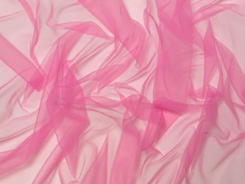 Minerva Crafts Tulle souple italien Rose – au mètre