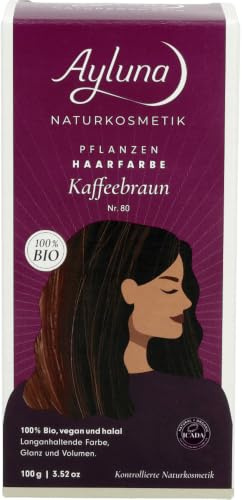 Pflanzenhaarfarbe Kaffeebraun 6 x 100 g
