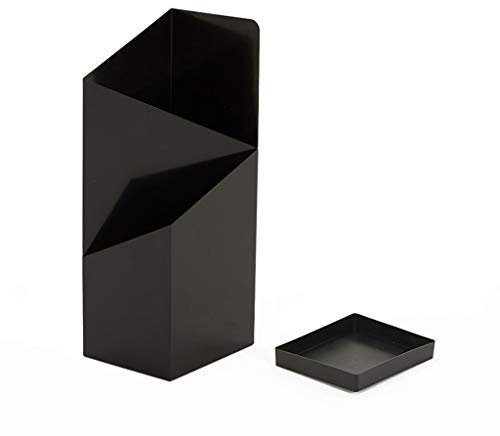 Portaombrelli Porta Ombrelli HUAHUA Geometrico Europeo, Secchio per Ombrelli in Ferro per La Casa Moderna E Creativa Dell'hotel, Grande capacità, con Vassoio Antigoccia, 20x25x60cm, 5 Colori