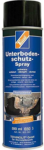 TECHNOLIT Unterbodenschutz-Spray 500 ml schwarz, Steinschlagschutz, Karosserielack