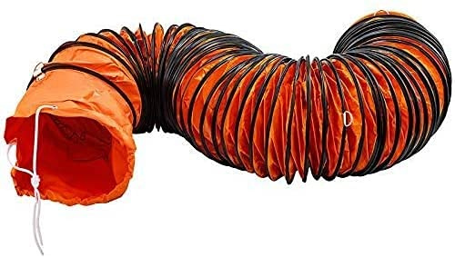 VEVOR Tuyaux en PVC 25pi 10po Tuyau flexible PVC Résistant à l'usure Cordes ajustables pour ventilateur d'extraction