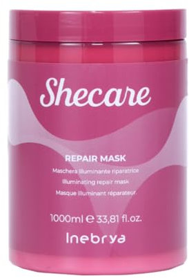 INEBRYA SHECARE REPARATURMASKE 1000ml weiße Creme