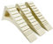 Pekasa Türstopper und Fensterstopper, preisgekröntes Design, robuste Gummi-Türstopper, Türkeilstopper in modernen stilvollen Farben (Vanille-Creme, 3er-Pack)