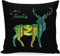 Mr. & Mrs. Panda Zierkissen Hirsch I Love The Woods - Geschenk, Natur, Kissenhülle 40x40, Outdoor, Frühlings Deko, Sofakissen 40x40, Kissen 40x40