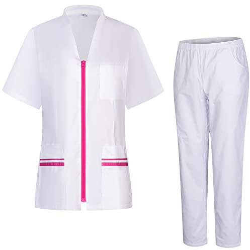 MISEMIYA Uniforme Sanitario Mujer 712-8312 Camisa de utilidades de trabajo Mujer (Pack de 1)