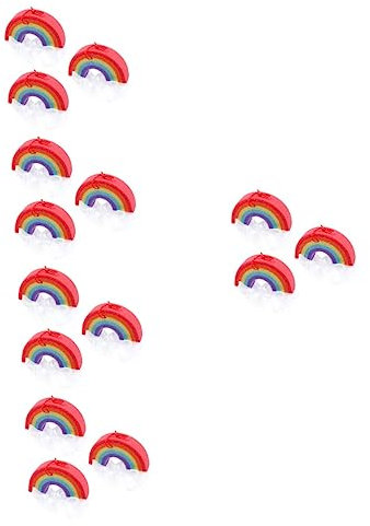 Lurrose 15 Stk Regenbogen-körperbürste Badwäscher Reichhaltig Schäumende Badekugeln Schäumende Duschkugeln Peeling-tools Peeling-puff Kugeln Duschen Bad Luffa Nylon Ein Bad Nehmen Werkzeug