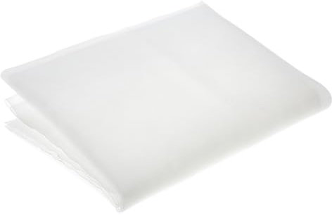 BENECREAT Fine Mesh Nylon Fabric, White Filter Woven Net - 2m x 1m x 0.5mm, 30 Mesh for Home Brewing