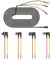 Fuse Box Power Adapter for mangoal Dash Cams, Upgrade Parking Monitoring, Hardwire Wire Kit Accessories