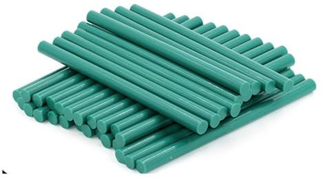 AWSPLASTIC Colla a Caldo Verde Professionale PDR per Ventose Estrattori Levabolli Confezione 1 Kg - 34 Stick 11x300 mm